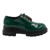 AGL loafers MAXINE LACE UP D756027 Green