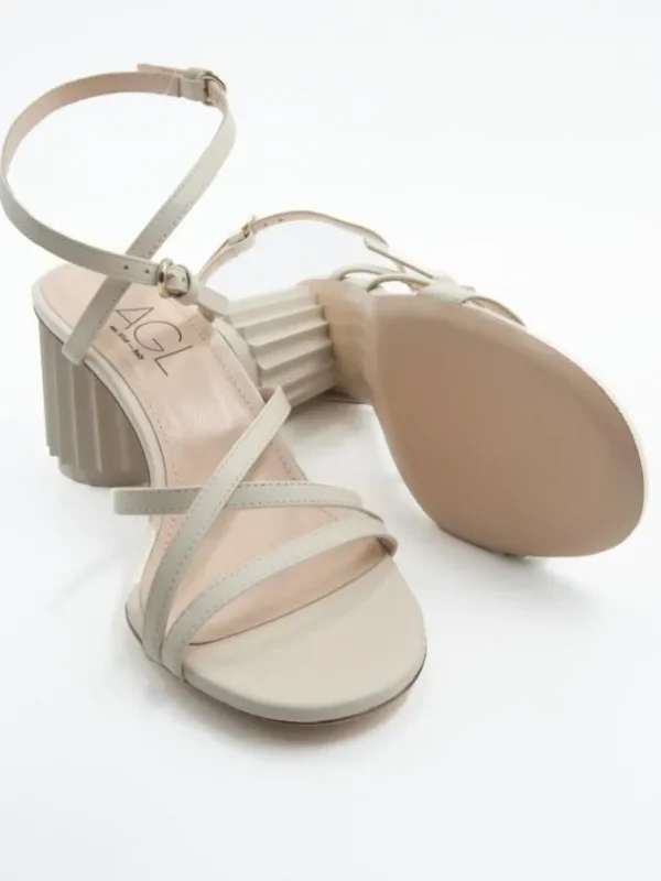 AGL pumps DORICA M STRAPS D684004PCK Cream White