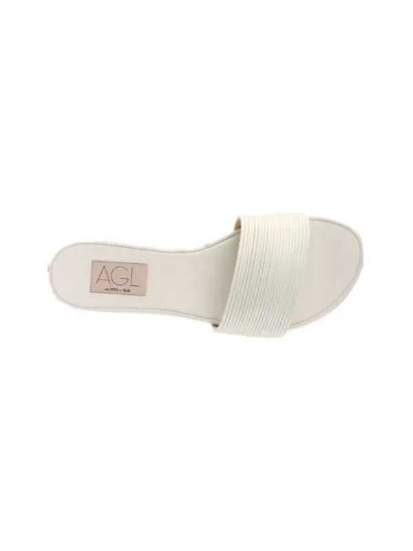 AGL sandals D656026PHKE Cream White