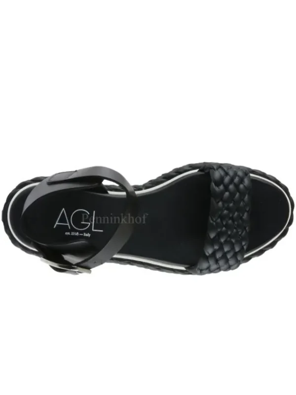 AGL sandals D642040PLKL057 Black