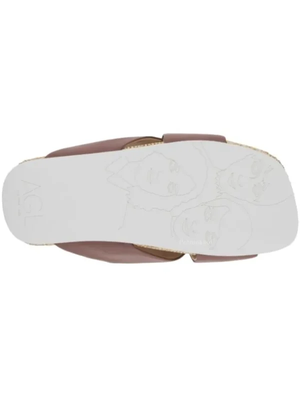 AGL sandals HOLLY D677001PGK Brown