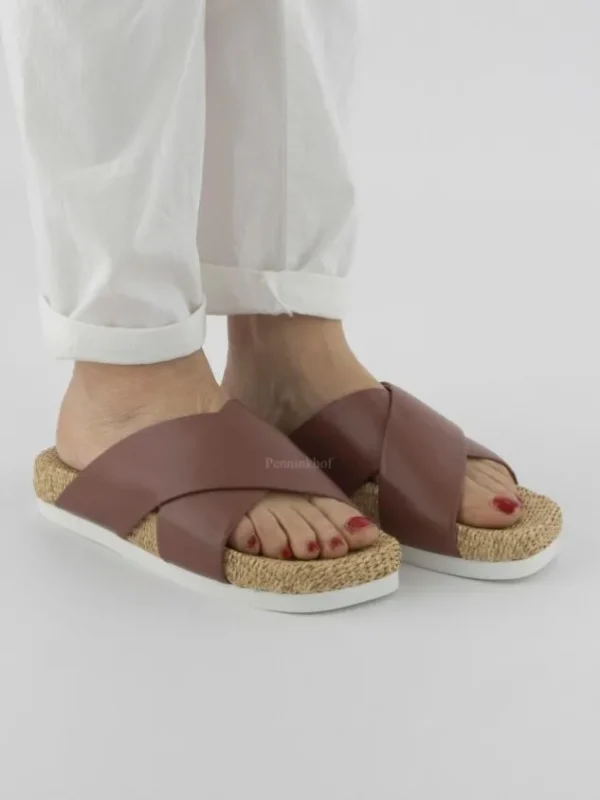 AGL sandals HOLLY D677001PGK Brown
