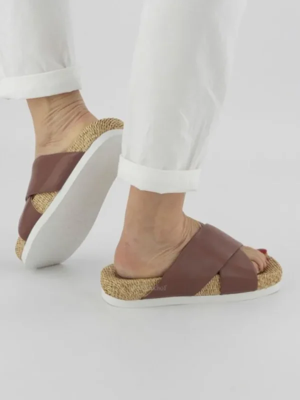 AGL sandals HOLLY D677001PGK Brown