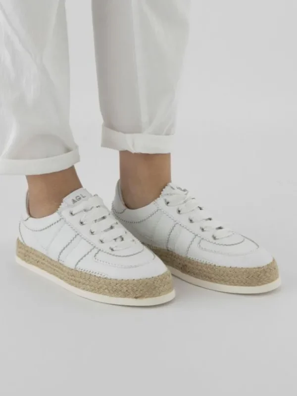 AGL sneakers LEDA ROPE D936107PI White