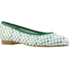 Alba Teci ballerinas 10207SF554 Green