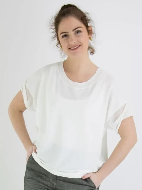 Annette Görtz shirts NUNA 38301 Cream White