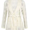 Beatrice B blazers 21FE3782RS71 Cream White