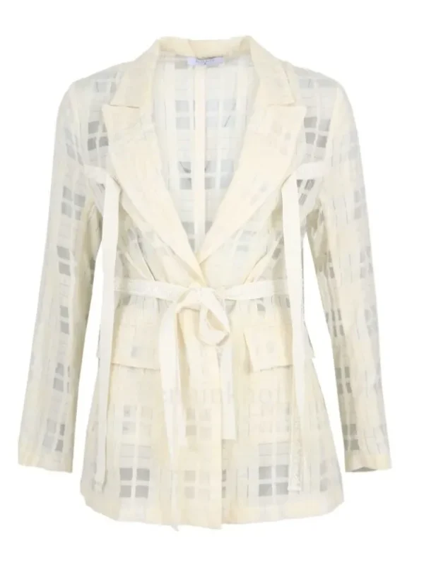 Beatrice B blazers 21FE3782RS71 Cream White