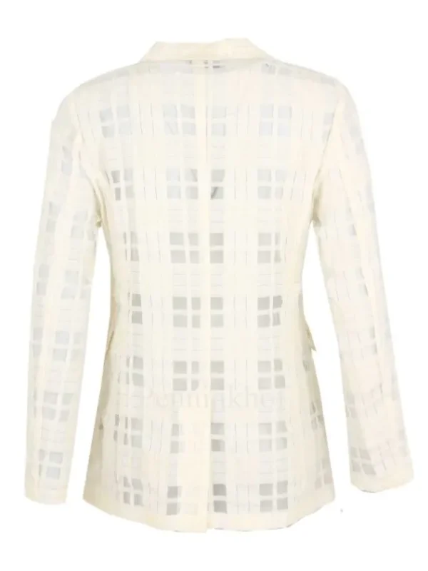 Beatrice B blazers 21FE3782RS71 Cream White