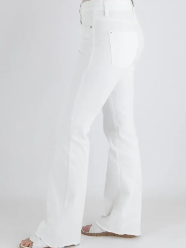 Cambio jeans PARIS FLARED 9047 0012-34 White