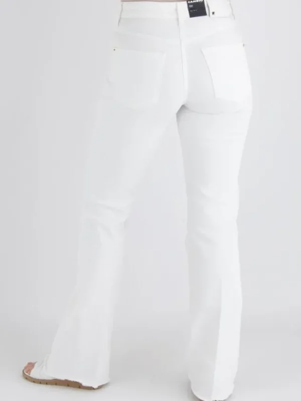 Cambio jeans PARIS FLARED 9047 0012-34 White