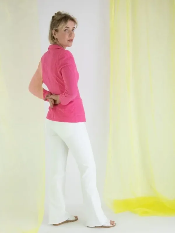 Cambio jeans PARIS FLARED 9047 0012-34 White
