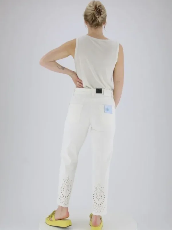 Cambio jeans PARIS STRAIGHT 9058 0017- 23 Cream White