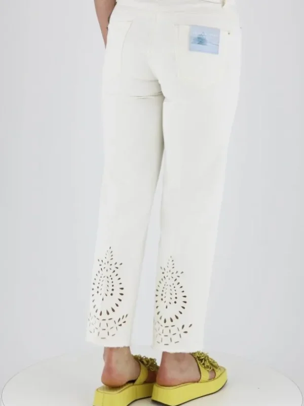 Cambio jeans PARIS STRAIGHT 9058 0017- 23 Cream White