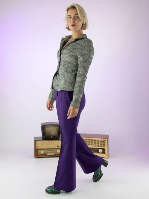 Cambio trousers FAWN 6316 0225-02 Purple