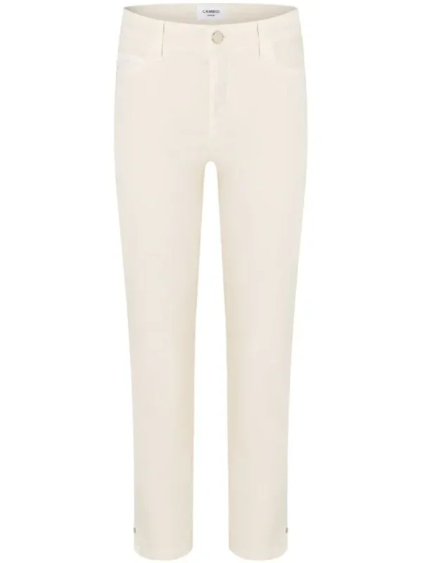 Cambio trousers PIPER SHORT 7675 0083-19 Cream White