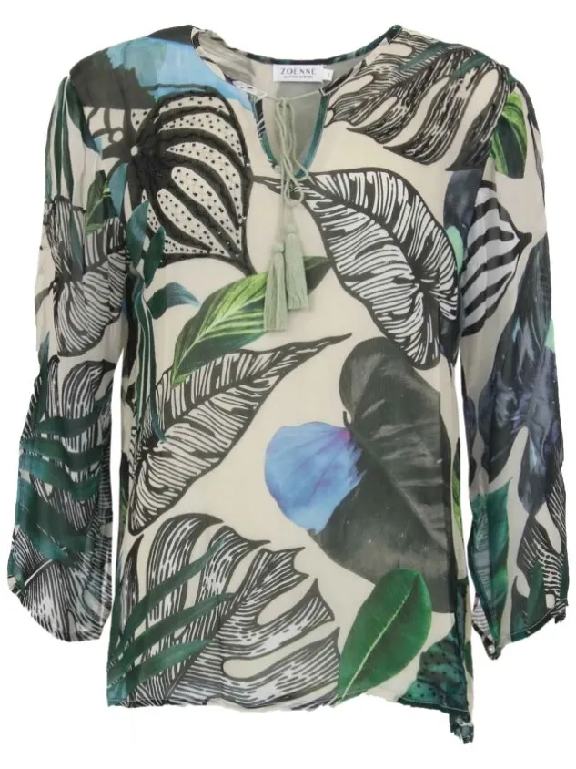 etoile_du_monde_tunics_gr_0.webp Etoile du Monde tunics GRAPHIC JUNGLE S19-M0337 Beige