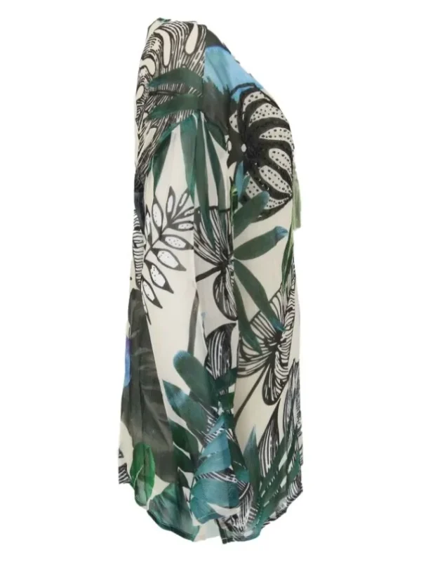 Etoile du Monde tunics GRAPHIC JUNGLE S19-M0337 Beige