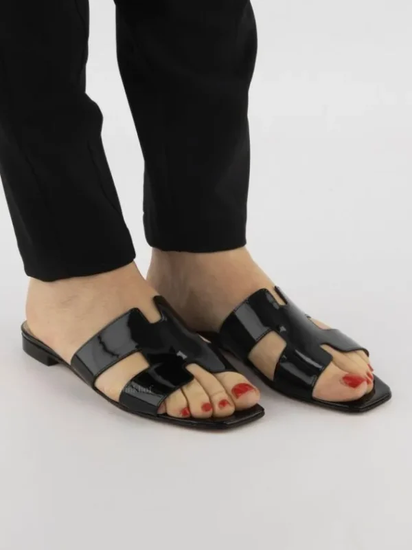 Even and odd sandals 98Q Black