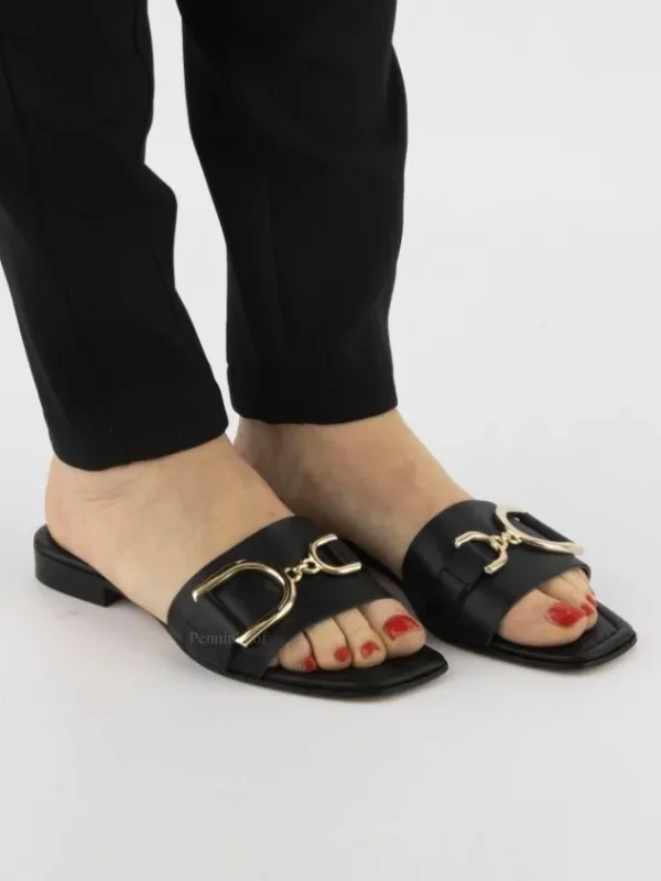 Even and odd sandals 1170Q Black