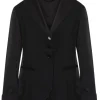 High blazers WISDOM S30194 Black