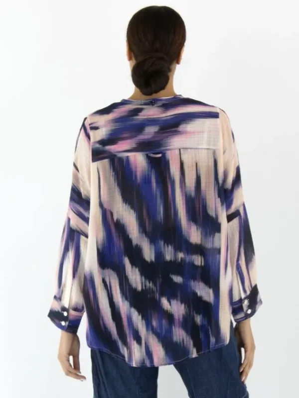 High blouses AGREE S50303 Purple