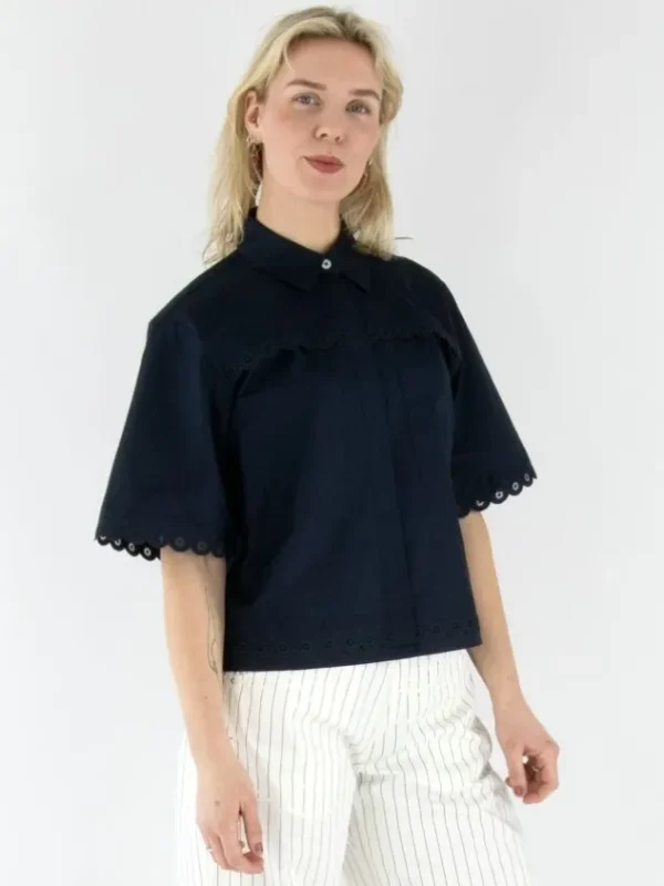 High blouses CATCHPHRAISE 750856 Blue