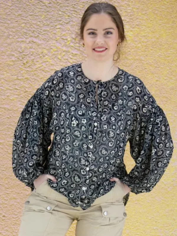 High blouses GLADLY 750794 Blue