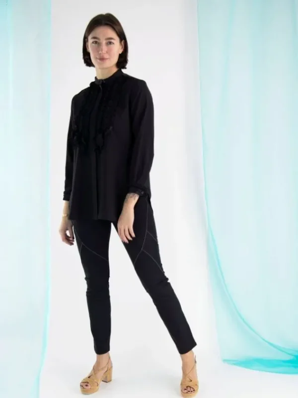 High blouses HARMONIC S50260 Black