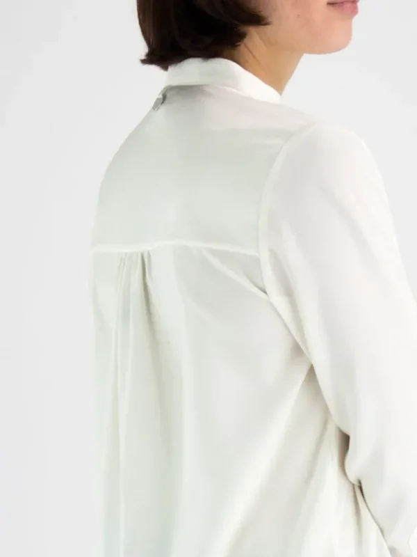 High blouses HARMONIC S50260 Cream White