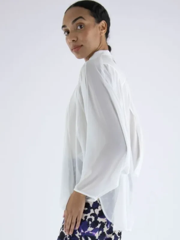 High blouses HOODWINK S50264 Cream White