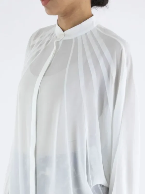 High blouses HOODWINK S50264 Cream White