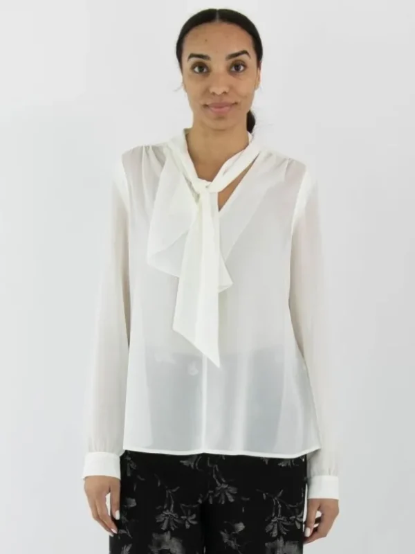 High blouses IN STYLE S50297 Cream White