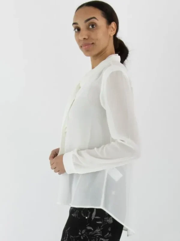 High blouses IN STYLE S50297 Cream White