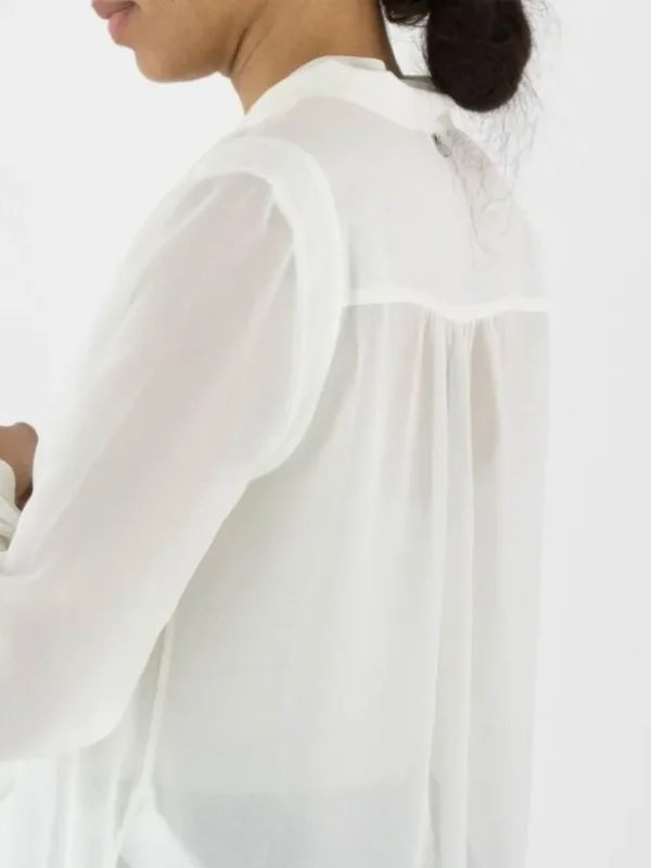 High blouses IN STYLE S50297 Cream White