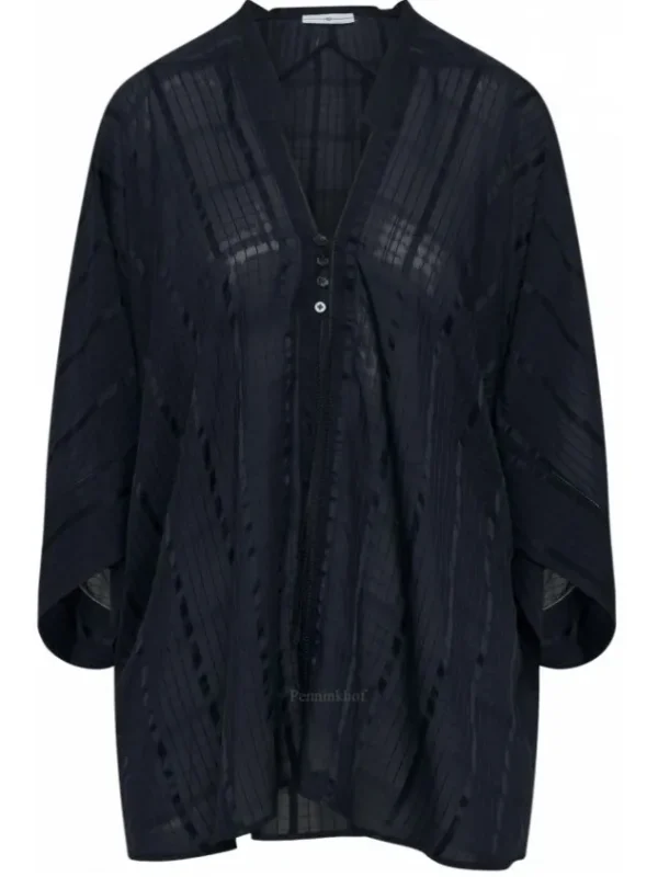 High blouses LUCKELY 750787 Blue