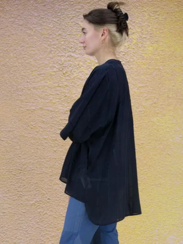 High blouses LUCKELY 750787 Blue