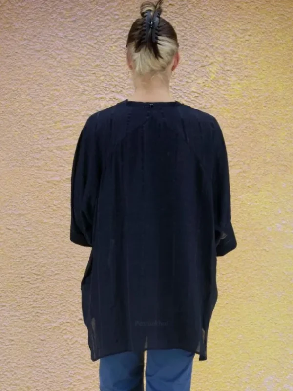 High blouses LUCKELY 750787 Blue