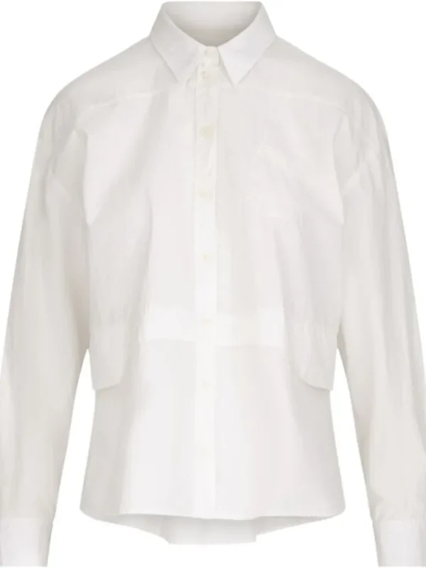 High blouses LUNAR 750863 Cream White