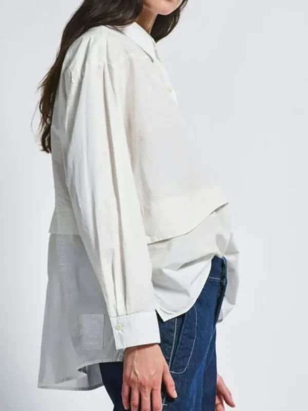 High blouses LUNAR 750863 Cream White