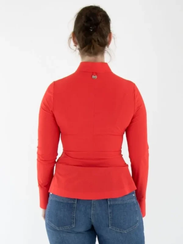 High blouses SATISFY S50298 Red