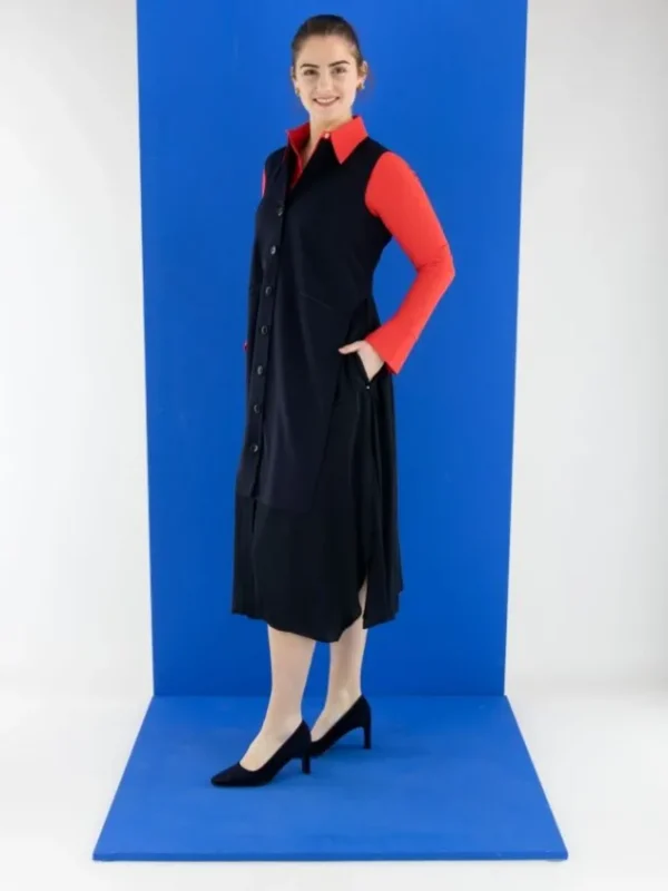 High blouses SATISFY S50298 Red