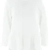 High blouses SECLUDE S50266 White