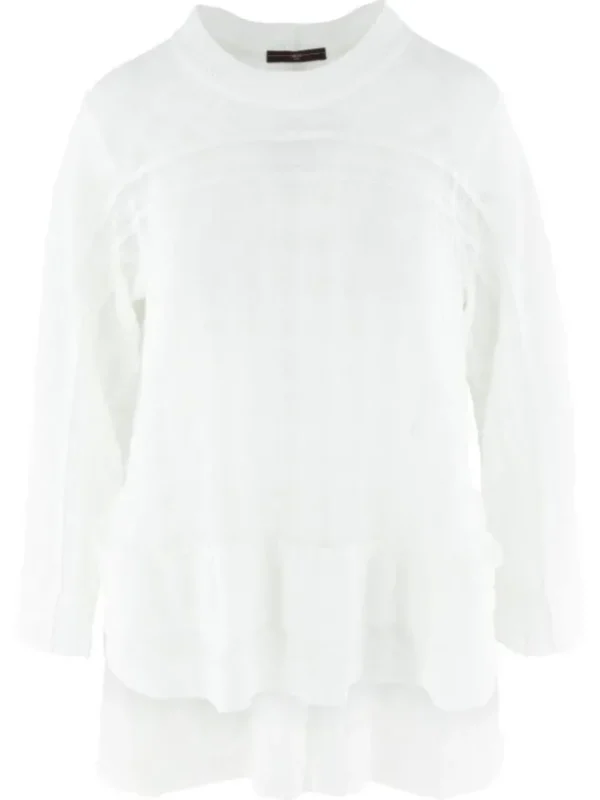 High blouses SECLUDE S50266 White