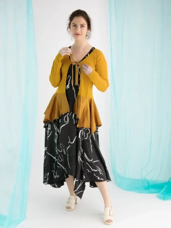High blouses SENSATIONAL S55199 Gold