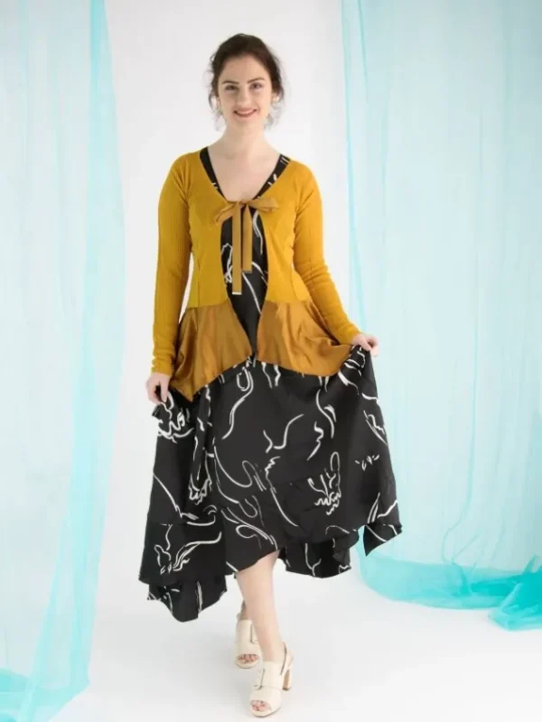 High blouses SENSATIONAL S55199 Gold