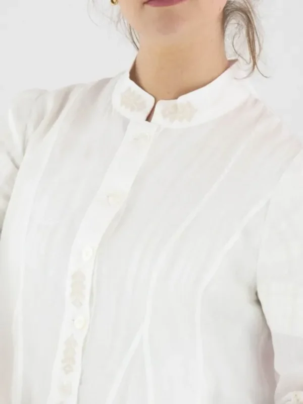 High blouses SEQUENTIAL 730449 White