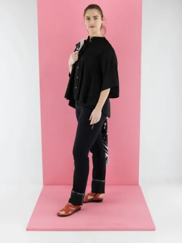 High blouses TULIP S50295 Black