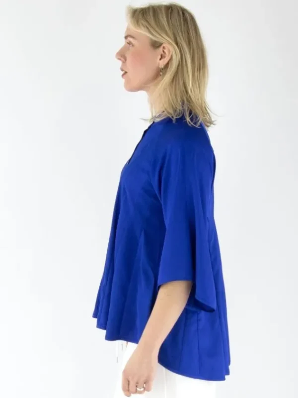 High blouses TULIP S50295 Blue