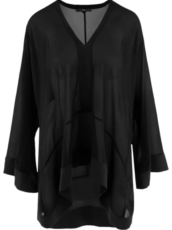High blouses VOYAGE S50294 Black